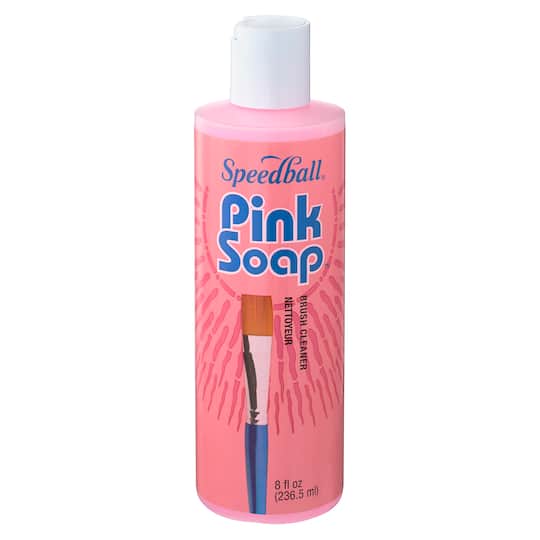 Speedball&#xAE; Mona Lisa&#xAE; Pink Soap&#xAE; Artist Brush Cleaner